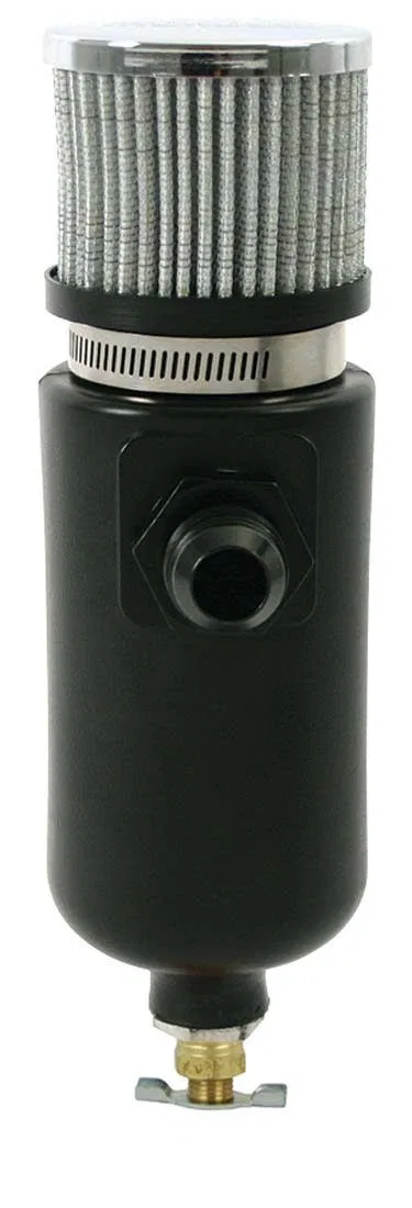 85402 – MOROSO Catch Can, For Storing Excess Oil 7-1/2 Inch Height X 3-1/8 Inch Diameter Single 10An Polyethylene 2 I...
